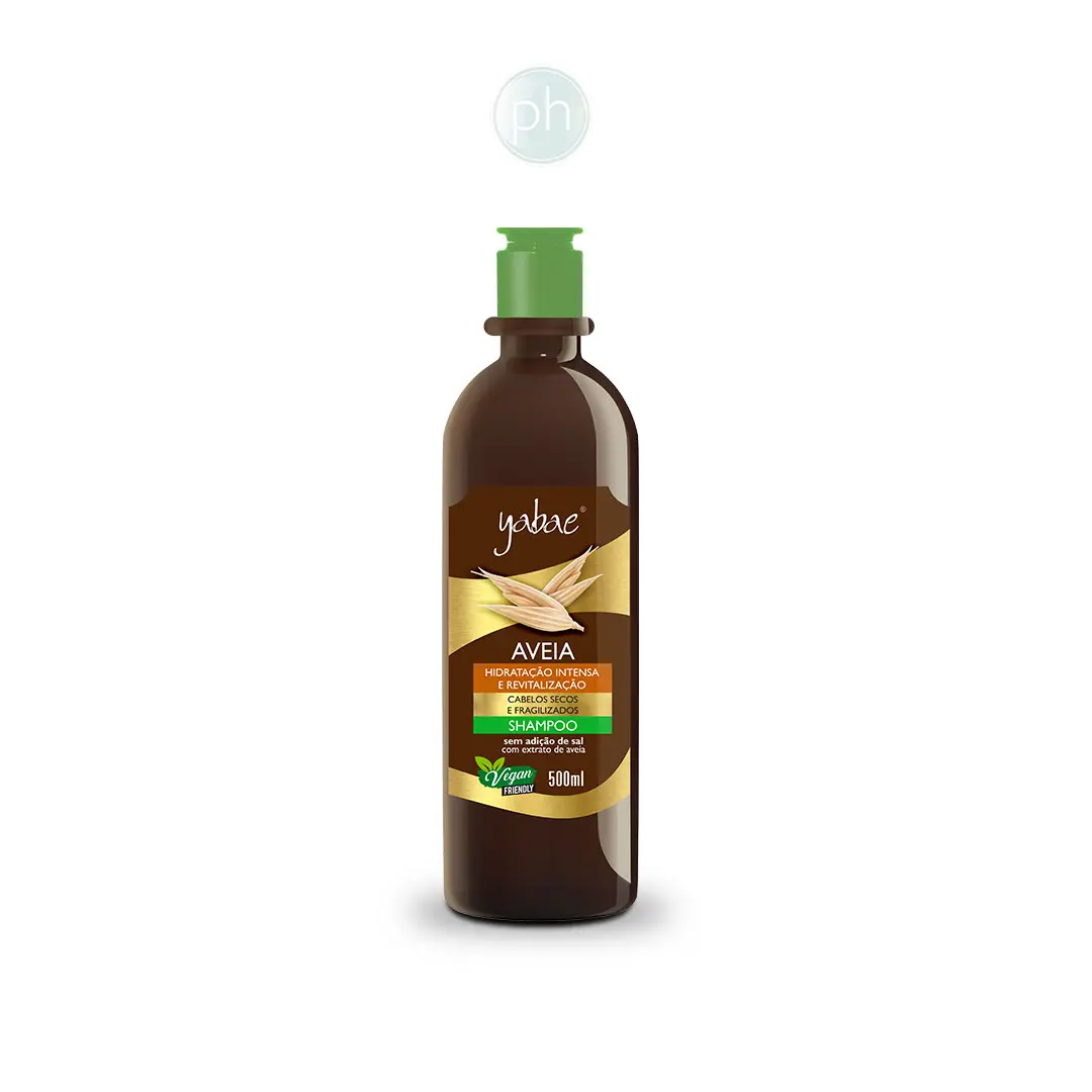 Shampoo Vegano Aveia 500ml - Yabae - Natuphitus Cosmética